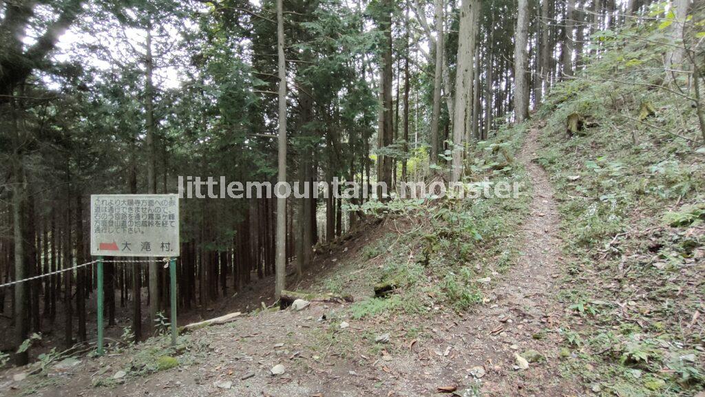 【11:23】鳥居と東屋にある分岐点に戻ってきた