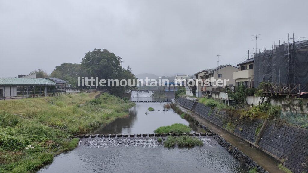 彼岸花の群生地を目指して、小川町駅からサイクリング開始