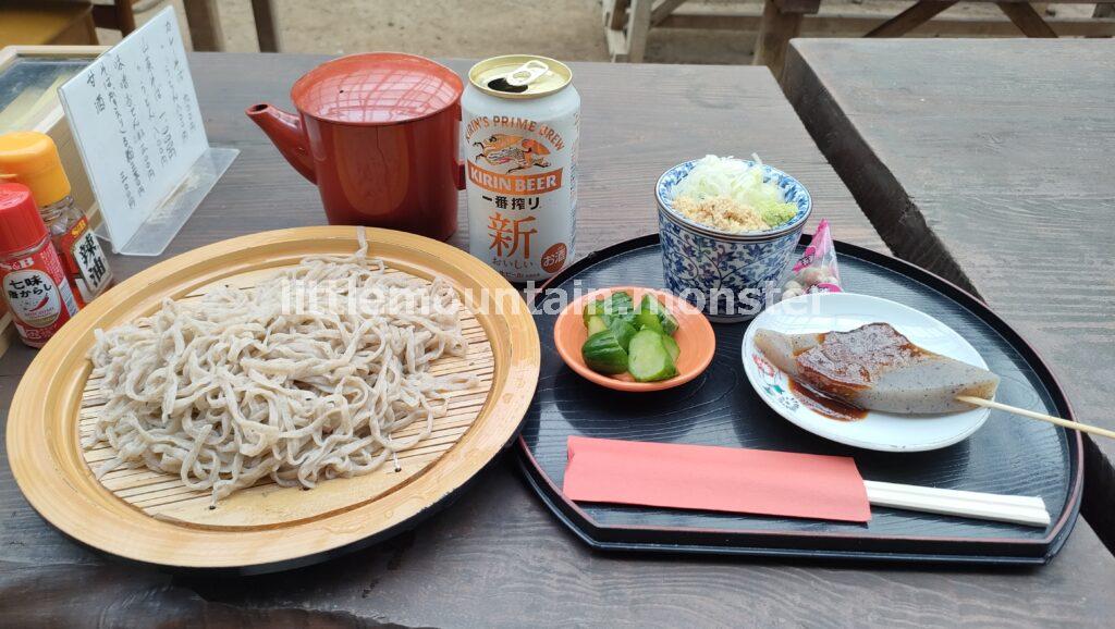 地元メシ：土津園 （はにつえん）の甚太郎ざる蕎麦