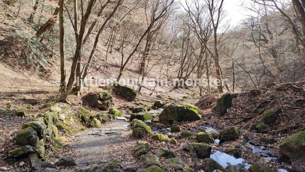 岩と苔と滝と川！ロックガーデン（岩石園）