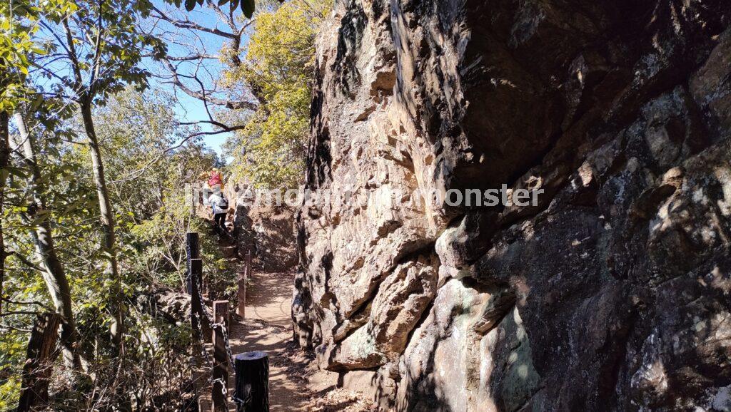 十六羅漢を愛でつつ10分ちょいで天覧山山頂に到着