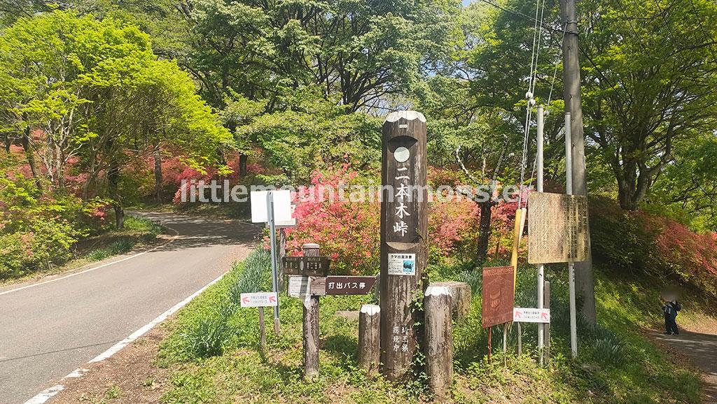 二本木峠まで時に沢登りしながら(￣-￣;)登っていく