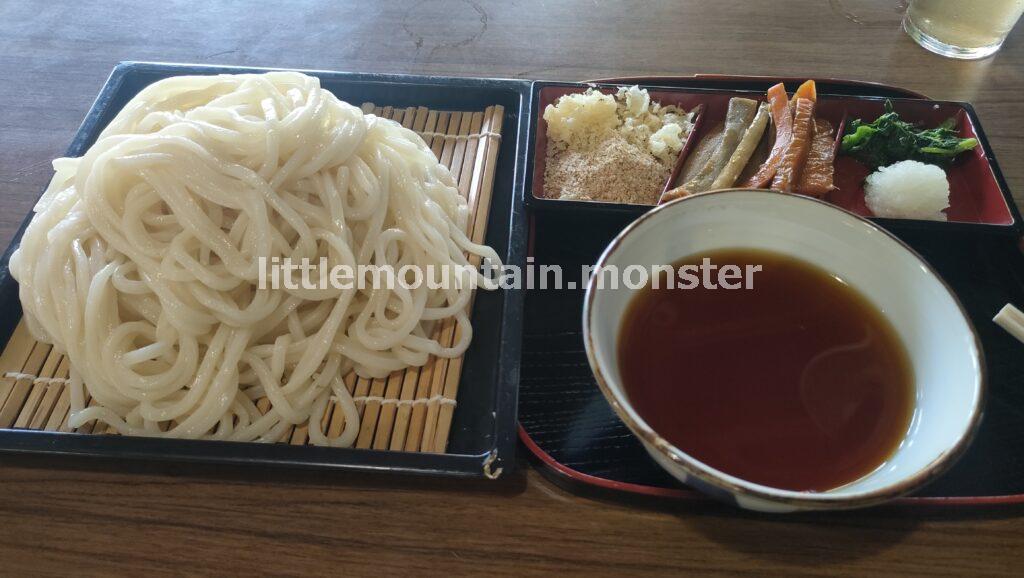 手打ち定峰峠の鬼うどんのつけ麺