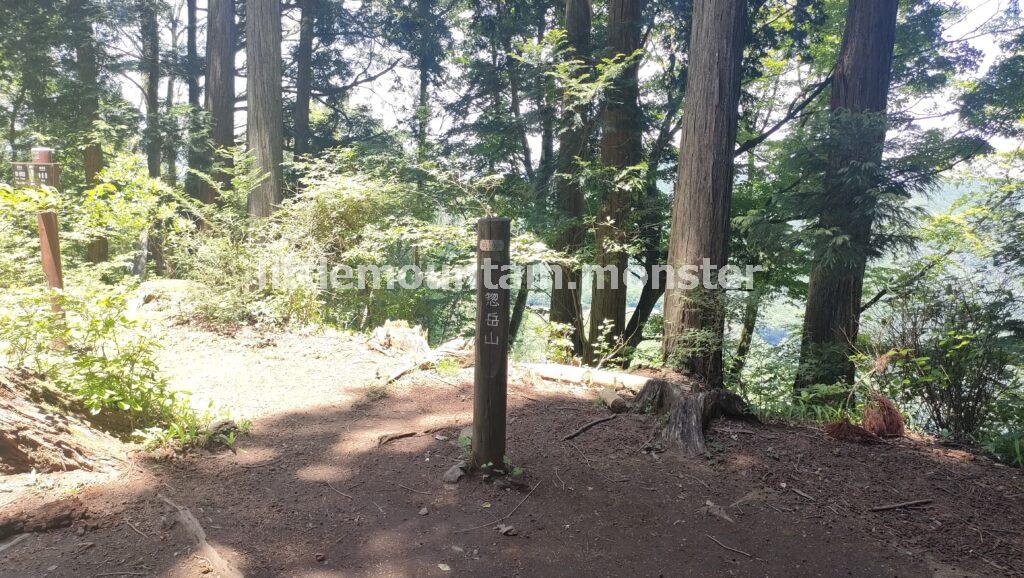 惣岳山（そうがくさん）頂上（756m）には青渭神社の奥の院があるよ