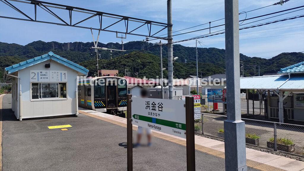 【ゴール】JR浜金谷（はまかなや）駅