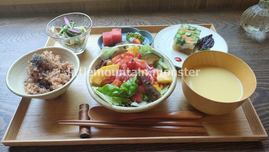 mahora里カフェで酵素玄米菜食のごはん！