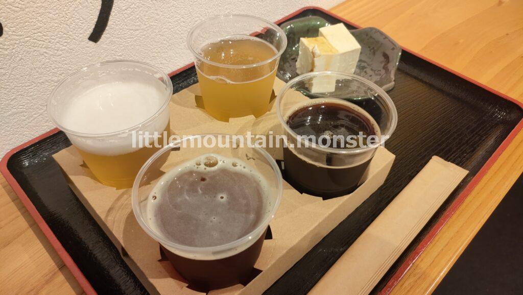 下山サケ：西武秩父駅で地ビールの飲み比べ