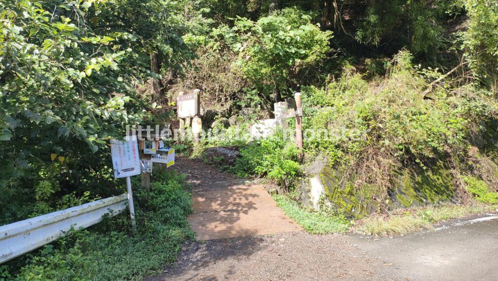 白谷沢登山口から棒ノ嶺に登る
