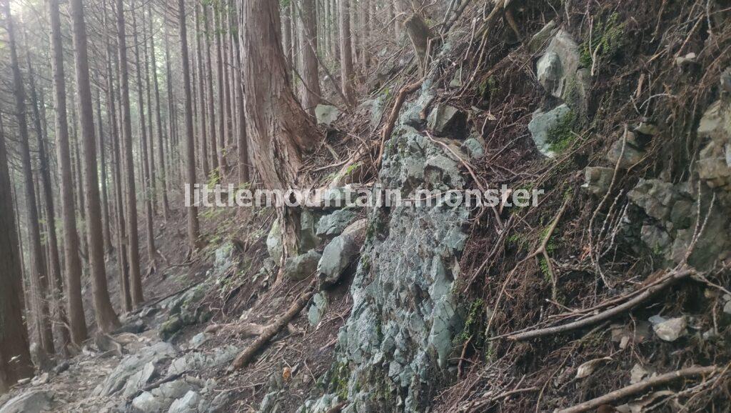 熊野神社経由でJR鳩ノ巣駅まで下る