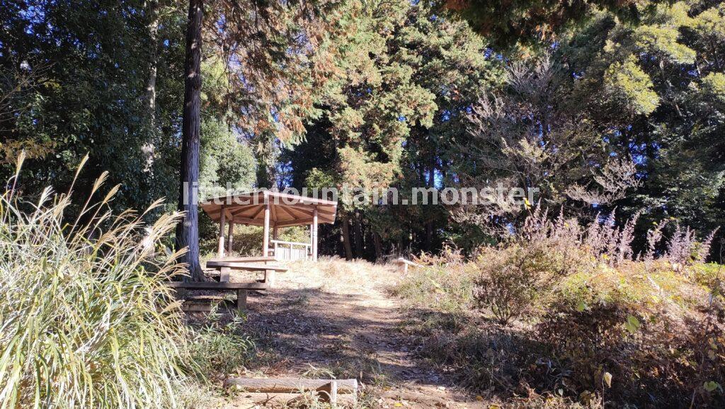 大平山頂上（178m）を目指して登る