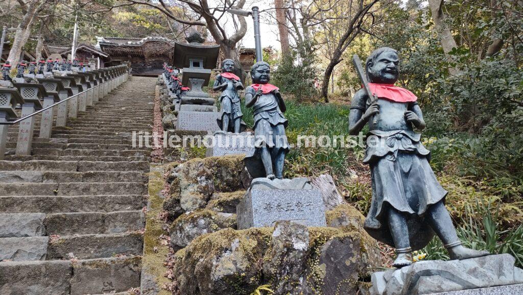 大山寺経由！帰りは女坂で「こま参道」まで戻ってきたよ
