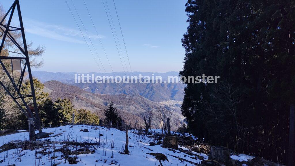 鉄塔付近の展望