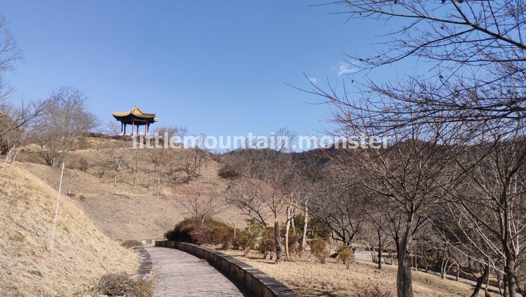 鳥居山コースで平穏に四阿屋山から下る