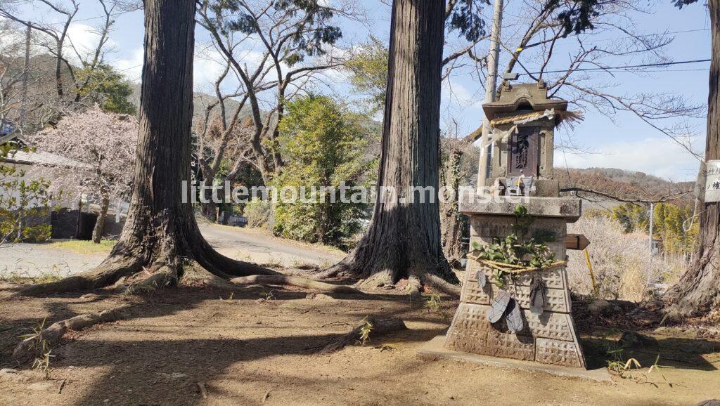 >越生神社には、子ノ権現もあった