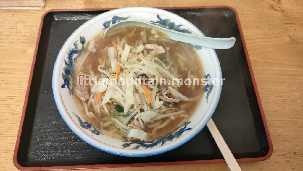 【下山メシ②】東峯園さんで野菜たっぷり!みたけラーメン