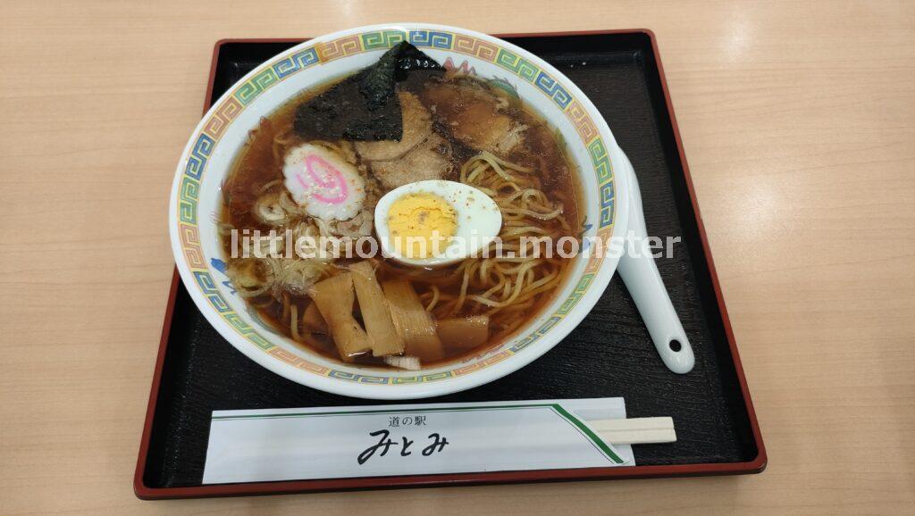 【下山メシ】いのぶたラーメン@道の駅みとみ