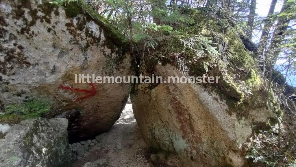 瑞牆山荘目指して、ひたすら下る