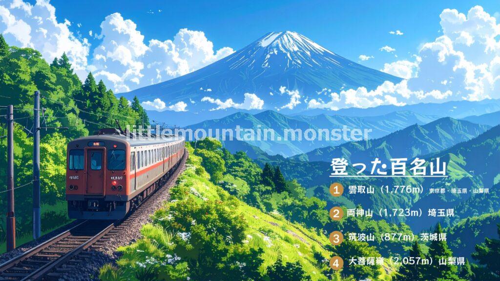 関東の百名山！電車や日帰り、初心者におすすめも【4/100完登】